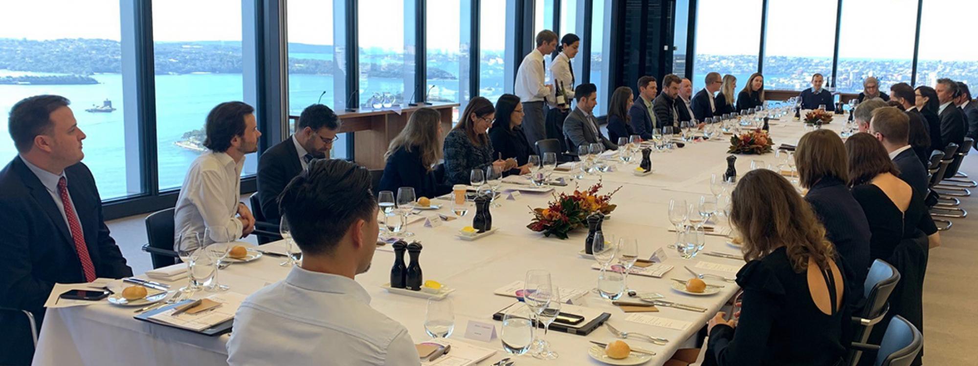 Lunch at AI roundtable