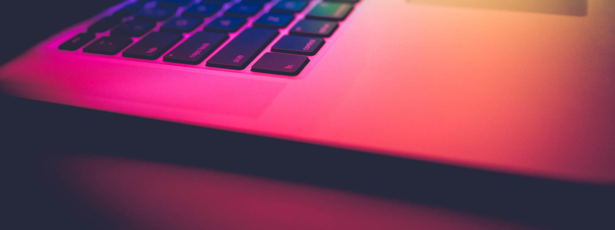 Bright laptop