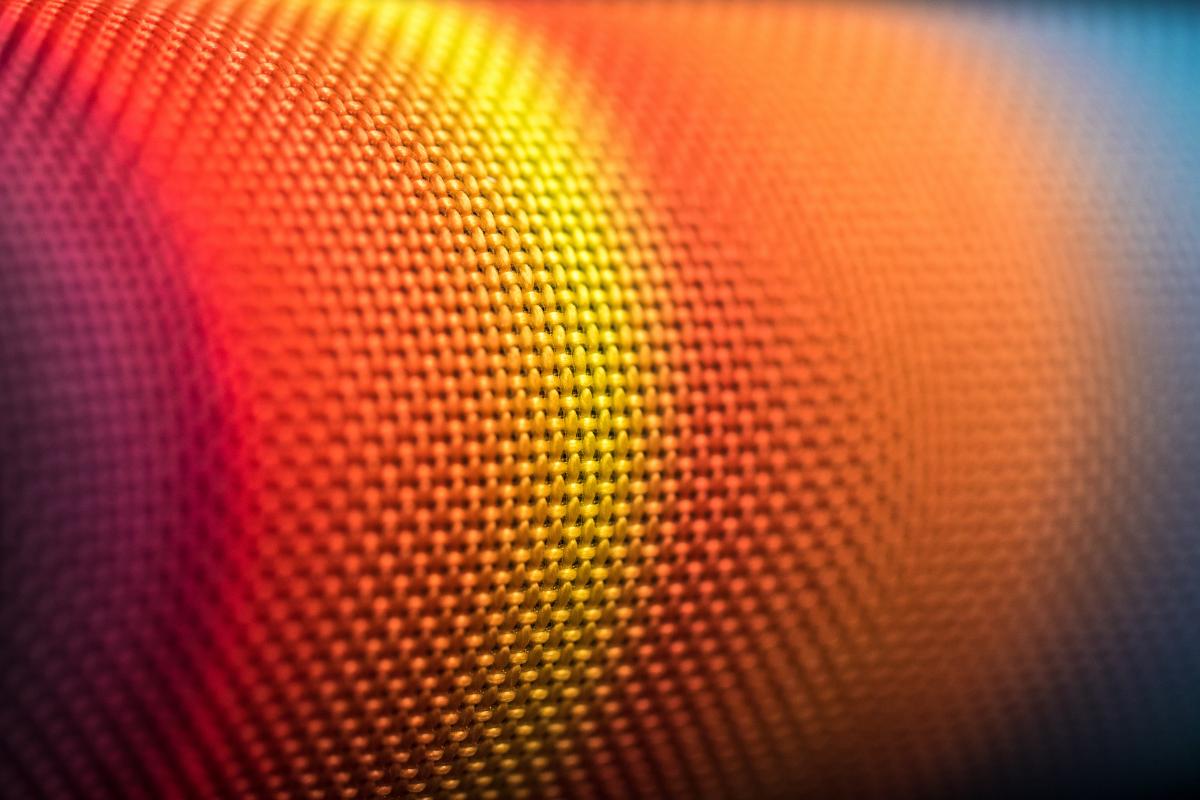 Bright orange lights